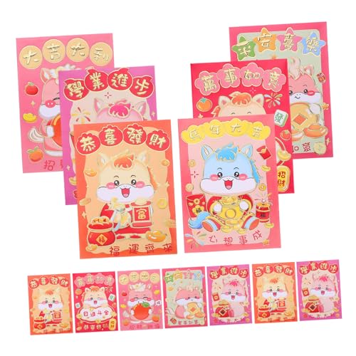 NUOBESTY 120 Stück Pferde Rote Umschläge Jahr Des Pferdes Neujahrs Hongbao Traditionelle Geldumschläge für Frühlingsfest Party Umschläge NUOBESTY 120 Stück Pferde Rote Umschläge Jahr Des Pferdes Neujahrs Hongbao Traditionelle Geldumschläge für Frühlingsfest Party Umschläge von NUOBESTY