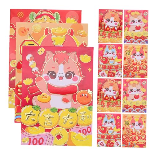 NUOBESTY 120 Stück Rote Umschläge Chinesisches Neujahr Karton Pferd Umschläge für Frühlingsfest Geburtstag Hochzeit Party Traditionelles Geschenkpapier NUOBESTY 120 Stück Rote Umschläge Chinesisches Neujahr Karton Pferd Umschläge für Frühlingsfest Geburtstag Hochzeit Party Traditionelles Geschenkpapier von NUOBESTY