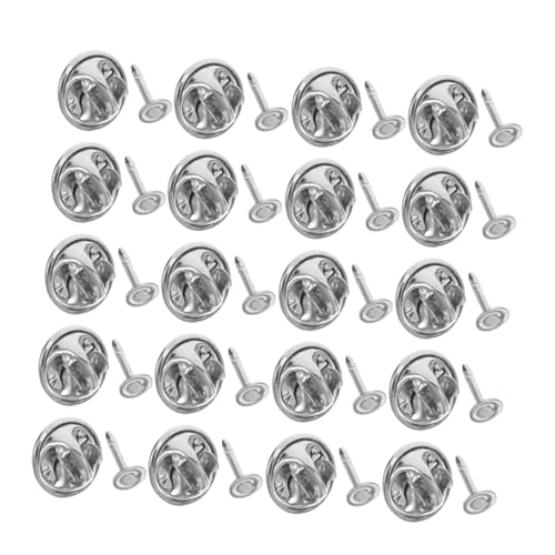 NUOBESTY 120 Stück Sichere Broschenrückseiten Metallische Abzeichenrückseiten Ersatz für Krawattennadeln und Anstecknadeln NUOBESTY 120 Stück Sichere Broschenrückseiten Metallische Abzeichenrückseiten Ersatz für Krawattennadeln und Anstecknadeln von NUOBESTY