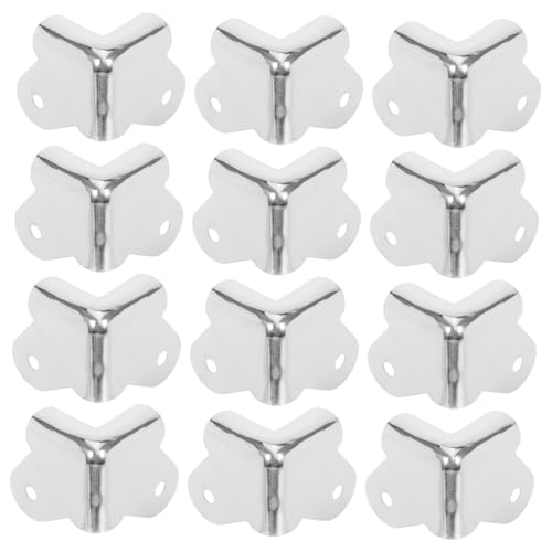 NUOBESTY 12stücke Lautsprecher-kantenschutz Schutz Für Gehäuseecken Metall-kantenschutz Für Boxen Verstärkerschränke Stabiler Schutz Für Audiogehäuse von NUOBESTY