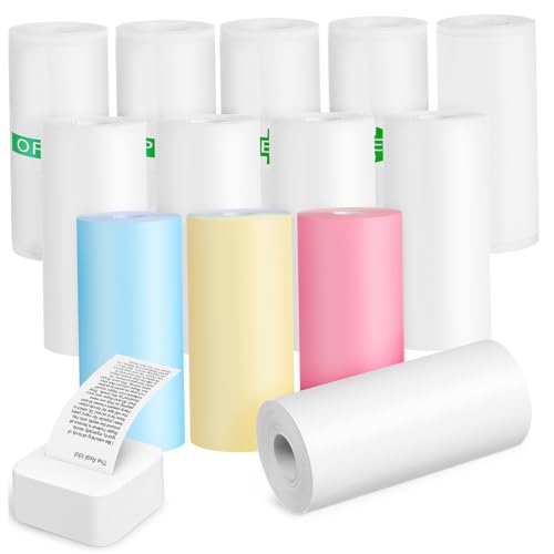 NUOBESTY 13 Rollen Thermopapier -Aufkleberpapier Papier für Thermodrucker Mini-Druckeraufkleber Wärmeübertragungspapier Thermal -Quittungspapier Papierdrucker NUOBESTY 13 Rollen Thermopapier -Aufkleberpapier Papier für Thermodrucker Mini-Druckeraufkleber Wärmeübertragungspapier Thermal -Quittungspapier Papierdrucker von NUOBESTY