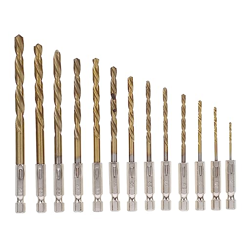 NUOBESTY 13 Stück Bohrer-set Twist Bohrer Aus Zement Mauerwerk Verdrehte Bohrer Betonbohrer Mehrzweck-spiralbohrer Ziegelbohrer Sechskantbohrer Sechskant-spiralbohrer Stahl NUOBESTY 13 Stück Bohrer-set Twist Bohrer Aus Zement Mauerwerk Verdrehte Bohrer Betonbohrer Mehrzweck-spiralbohrer Ziegelbohrer Sechskantbohrer Sechskant-spiralbohrer Stahl von NUOBESTY