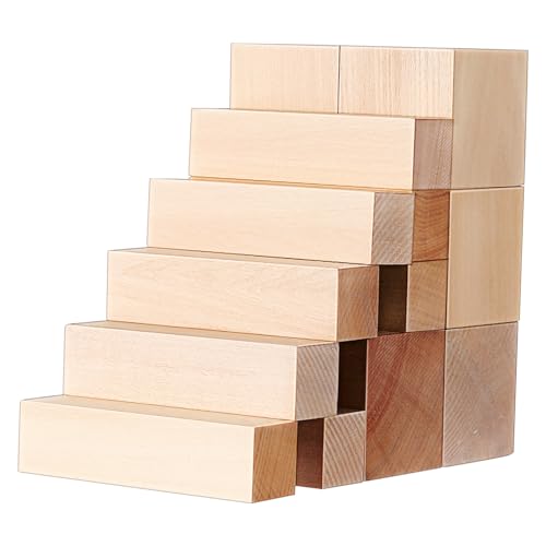 NUOBESTY 13 Stück Teiliges Basswood Schnitzholz Feinkörnige Lindenholzblöcke in Verschiedenen Leicht zu Schnitzen für Künstler Hobbybastler für DIY Holzschnitzprojekte Tragbar und Robust NUOBESTY 13 Stück Teiliges Basswood Schnitzholz Feinkörnige Lindenholzblöcke in Verschiedenen Leicht zu Schnitzen für Künstler Hobbybastler für DIY Holzschnitzprojekte Tragbar und Robust von NUOBESTY