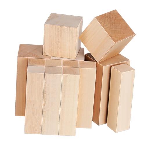 NUOBESTY 13 Stück Teiliges Basswood Schnitzholz Glatte Rissfeste Holzblöcke zum Schnitzen für Kunst DIY Bastelprojekte und Holzarbeiten Weiches Lindenholz für Anfänger und Hobbykünstler NUOBESTY 13 Stück Teiliges Basswood Schnitzholz Glatte Rissfeste Holzblöcke zum Schnitzen für Kunst DIY Bastelprojekte und Holzarbeiten Weiches Lindenholz für Anfänger und Hobbykünstler von NUOBESTY