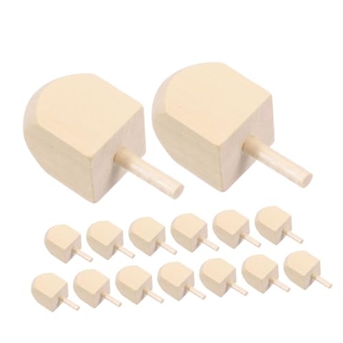 NUOBESTY 15 Stück DIY Holz Dreidel Unbemalte Dreidel für Hanukkah Bastelmaterial für Spiele Dekoration und Kreative Projekte Sicher und Langlebig NUOBESTY 15 Stück DIY Holz Dreidel Unbemalte Dreidel für Hanukkah Bastelmaterial für Spiele Dekoration und Kreative Projekte Sicher und Langlebig von NUOBESTY