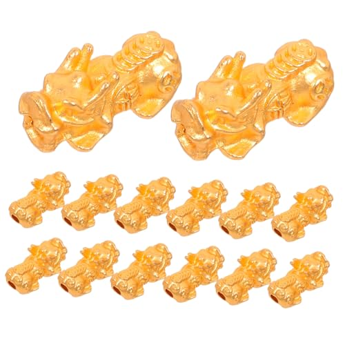 NUOBESTY 15 Stück Feng-Shui-Perlen goldene Abstandsperlen Abstandsperlen-Anhänger Scheibenabstandsperlen Spacer-Charm-Perlen Feng-Shui-Abstandsperle Glücksperlen Schmuckzubehör Legierung NUOBESTY 15 Stück Feng-Shui-Perlen goldene Abstandsperlen Abstandsperlen-Anhänger Scheibenabstandsperlen Spacer-Charm-Perlen Feng-Shui-Abstandsperle Glücksperlen Schmuckzubehör Legierung von NUOBESTY