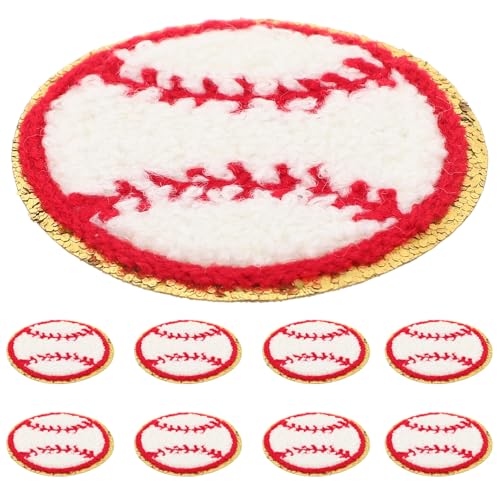 NUOBESTY 15 Stück Teiliges Baseball Patches für Hüte und Kleidung Abriebfeste Dekorative Aufnäher für Jeans Taschen und Accessoires zum Reparieren und Verzieren von NUOBESTY