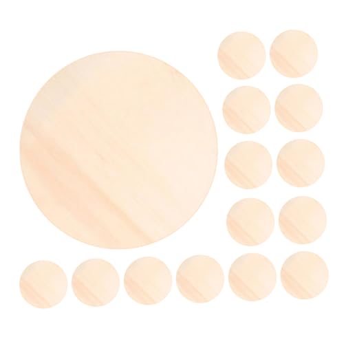 NUOBESTY 15 Stück Unbeschichtete Holzscheiben für Diy Projekte Runde Holzplatten zum Basteln Kreative Türhänger Blanko Holzschilder für Persönliche Gestaltung und Dekoration NUOBESTY 15 Stück Unbeschichtete Holzscheiben für Diy Projekte Runde Holzplatten zum Basteln Kreative Türhänger Blanko Holzschilder für Persönliche Gestaltung und Dekoration von NUOBESTY