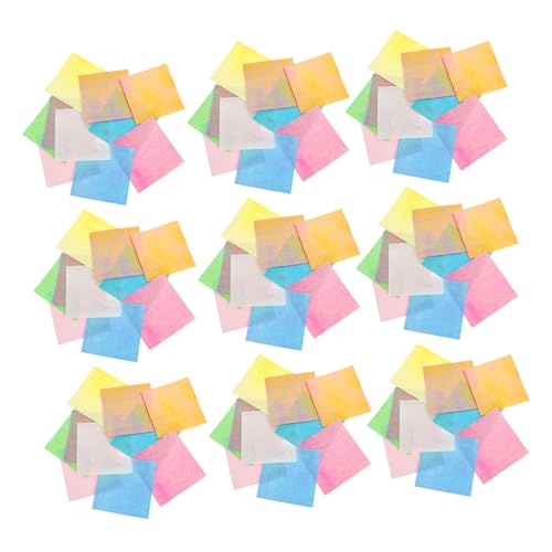 NUOBESTY 150 Stück Glitzer Origami Papier Iridescentes Faltpapier Farben für Kreative Bastelprojekte Quadratische Blätter für Erwachsene von NUOBESTY