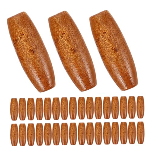 NUOBESTY 150 Stück Oval Holzperlen Ahorn für Diy Bastelarbeiten Robuste Spacerperlen für Schmuckherstellung Vorhangdekorationen und Taschenverzierungen Lochdurchmesser NUOBESTY 150 Stück Oval Holzperlen Ahorn für Diy Bastelarbeiten Robuste Spacerperlen für Schmuckherstellung Vorhangdekorationen und Taschenverzierungen Lochdurchmesser von NUOBESTY
