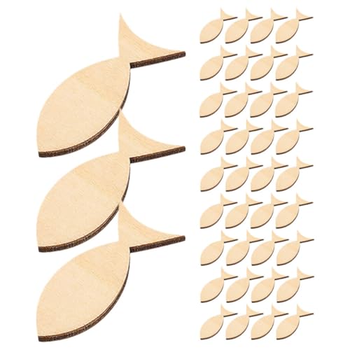 NUOBESTY 150 Stück Teiliges Holzfische zum Basteln Naturbelassene Holzscheiben in Fischform Glatte Oberfläche für Bemalen und Dekoration für Küstennahe DIY Projekte und Heimdeko NUOBESTY 150 Stück Teiliges Holzfische zum Basteln Naturbelassene Holzscheiben in Fischform Glatte Oberfläche für Bemalen und Dekoration für Küstennahe DIY Projekte und Heimdeko von NUOBESTY