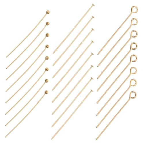 NUOBESTY 150 Stück Vielseitige Nadeln mit Kopf und T Förmigen Stiften für Diy Ohrringe Armbänder und Anhänger NUOBESTY 150 Stück Vielseitige Nadeln mit Kopf und T Förmigen Stiften für Diy Ohrringe Armbänder und Anhänger von NUOBESTY