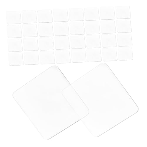 NUOBESTY 150 Stück doppelseitiges Klebeband doppelseitiger Kitt Klebemasse Aufhängen an Wand Klebebandaufkleber Klebeband Aufhängen an Wand klebriger Kitt Acryl Transparent von NUOBESTY