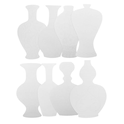 NUOBESTY 16 Stück Malvorlagen Chinesische Vase Stencils Robuste Kartonvorlagen für Diy Graffiti und Bastelprojekte zur Verschönerung von Wohnräumen Kreativität von NUOBESTY