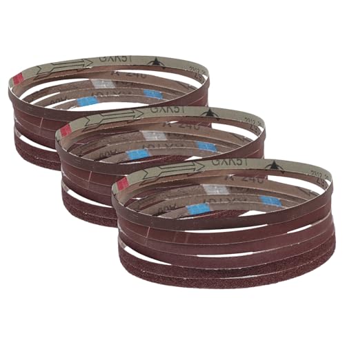 NUOBESTY 18 Stück Bandschleifen und Polieren Sandpapier schleifband Bandschleifer Zubehör schleifpapier set Schleifpapier pcs Bandschleifpapier Schleifgürtel Aluminiumoxid Brown NUOBESTY 18 Stück Bandschleifen und Polieren Sandpapier schleifband Bandschleifer Zubehör schleifpapier set Schleifpapier pcs Bandschleifpapier Schleifgürtel Aluminiumoxid Brown von NUOBESTY
