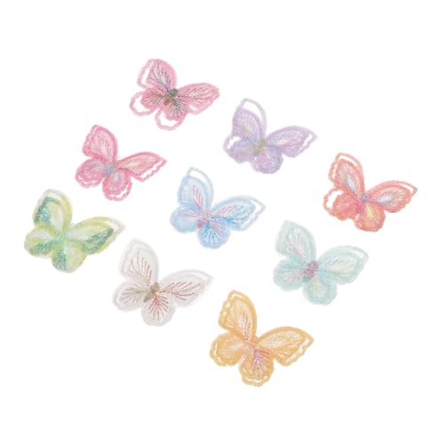 NUOBESTY 18 Stück Teiliges Schmetterling Applikationen aus Organza Spitze Doppellagige Bestickte Bügelbilder für DIY Kleidung Schuhe Rucksäcke Jacken Vielseitige Langlebige Dekoration NUOBESTY 18 Stück Teiliges Schmetterling Applikationen aus Organza Spitze Doppellagige Bestickte Bügelbilder für DIY Kleidung Schuhe Rucksäcke Jacken Vielseitige Langlebige Dekoration von NUOBESTY