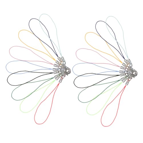 NUOBESTY 180 Stück Teiliges Bunte Lobster Clasp Handybänder mit Robustem Karabinerhaken Vielseitige DIY Schmuck Schlüsselanhänger Zubehör Leichte Farbenfrohe Handyriemen für Mobiltelefone NUOBESTY 180 Stück Teiliges Bunte Lobster Clasp Handybänder mit Robustem Karabinerhaken Vielseitige DIY Schmuck Schlüsselanhänger Zubehör Leichte Farbenfrohe Handyriemen für Mobiltelefone von NUOBESTY