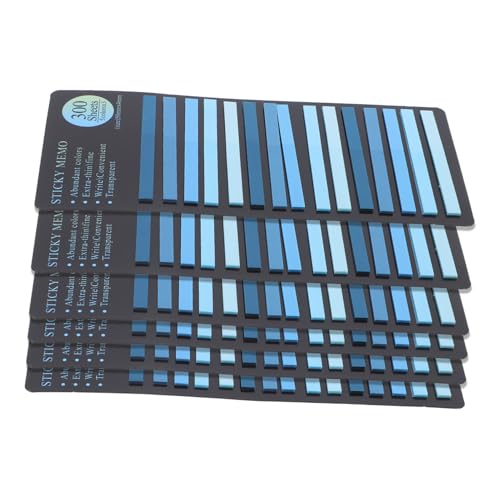 NUOBESTY 1800pcs Farbenfrohe Long Strip Sticky -seitenmarkierungen Für Buchanmerkungen Index Registerkarten Ideal Für Journals Notebooks Lehrbücher C. NUOBESTY 1800pcs Farbenfrohe Long Strip Sticky -seitenmarkierungen Für Buchanmerkungen Index Registerkarten Ideal Für Journals Notebooks Lehrbücher C. von NUOBESTY