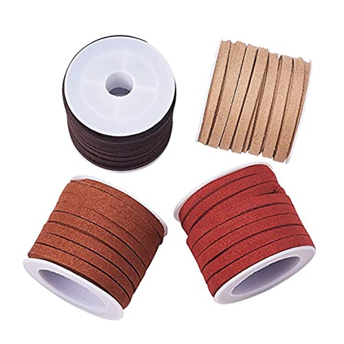 NUOBESTY 1Packung Koreanisches Wildlederseil Farben DIY Quasten Schmuck Material für Handgewebte Armbänder Perfektes Bastelzubehör für Ohrringe NUOBESTY 1Packung Koreanisches Wildlederseil Farben DIY Quasten Schmuck Material für Handgewebte Armbänder Perfektes Bastelzubehör für Ohrringe von NUOBESTY
