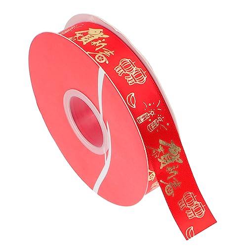 NUOBESTY 1Roll Frühlingsfestgeschenkverpackungsband Jahr Dekorationen Party Wickelband rustikal weißes Band Satinband Geschenkpaketband chinesisches neujahrsband Polyester rot NUOBESTY 1Roll Frühlingsfestgeschenkverpackungsband Jahr Dekorationen Party Wickelband rustikal weißes Band Satinband Geschenkpaketband chinesisches neujahrsband Polyester rot von NUOBESTY
