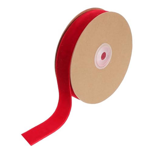 NUOBESTY 1Rolle Rotes Flauschiges Geschenkband Verpackungsband Für Partyverpackung Schleifen Dekoration Lange Einseitig Samtige Bänder Für Blumensträuße NUOBESTY 1Rolle Rotes Flauschiges Geschenkband Verpackungsband Für Partyverpackung Schleifen Dekoration Lange Einseitig Samtige Bänder Für Blumensträuße von NUOBESTY