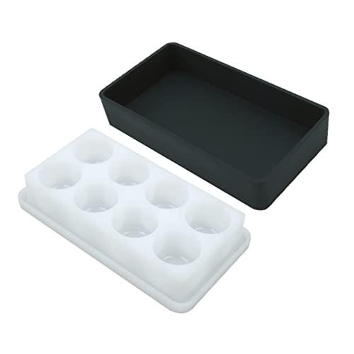 NUOBESTY 1Satz DIY Harz Mischbox Silikon Palette für Epoxidharz UV für Schmuckherstellung und Projekte Einfach zu Reinigen und Langlebig von NUOBESTY