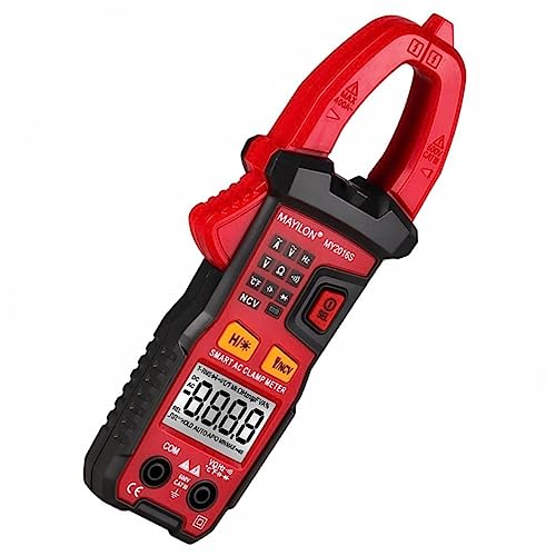 NUOBESTY 1Satz Digitales Klemm Multimeter mit LCD Hintergrundbeleuchtung Tragbar und Langlebig zum Testen Elektrischer Geräte Praktischer Tragetasche für Präzise Messungen von NUOBESTY