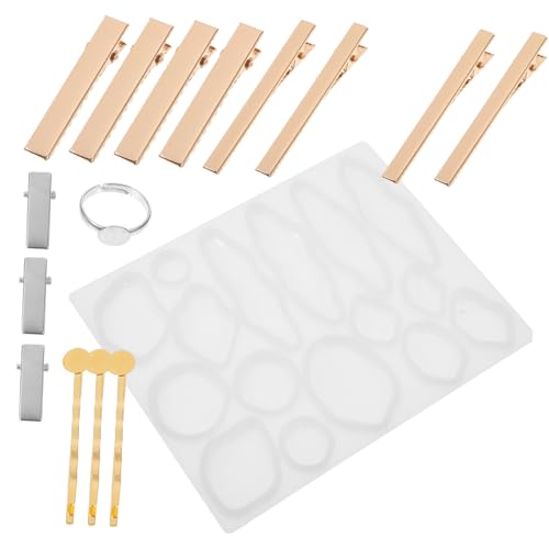 NUOBESTY 1Satz Haarnadel Herstellungsform DIY Form für Haarschmuck Anfertigung für Epoxidharz und Bastelprojekte für von NUOBESTY