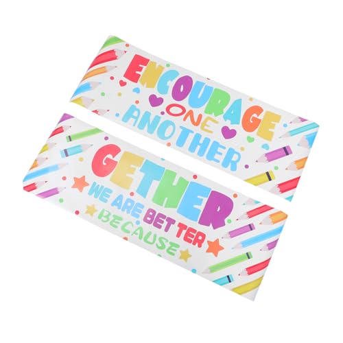 NUOBESTY 1Satz Klassenzimmer Dekoration für Schulanfang PVC Wandaufkleber mit Motivierenden Designs Einfache Anbringung Abnehmbar für Vorschule Grundschule NUOBESTY 1Satz Klassenzimmer Dekoration für Schulanfang PVC Wandaufkleber mit Motivierenden Designs Einfache Anbringung Abnehmbar für Vorschule Grundschule von NUOBESTY
