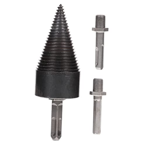 NUOBESTY 1Satz Splitterbohrer Holzbohrer mit Umwandlungsadaptern Robuster Stahlbohrer für Effektives Holzspalten für Hickory Walnuss NUOBESTY 1Satz Splitterbohrer Holzbohrer mit Umwandlungsadaptern Robuster Stahlbohrer für Effektives Holzspalten für Hickory Walnuss von NUOBESTY