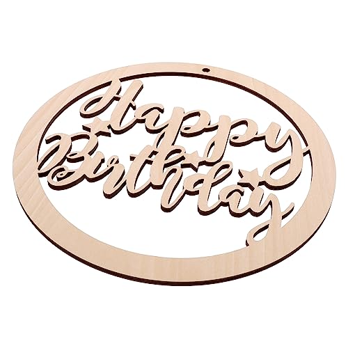NUOBESTY 1Stück Holzschild Geburtstagsdeko Rustikale Happy Birthday Platte Holz für Familienfeiern Wanddekoration und Stilvolle Partygestaltung Festliche NUOBESTY 1Stück Holzschild Geburtstagsdeko Rustikale Happy Birthday Platte Holz für Familienfeiern Wanddekoration und Stilvolle Partygestaltung Festliche von NUOBESTY
