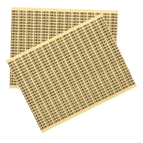 NUOBESTY 2 Blätter Angelfisch Klebezahlen Aufkleber Bögen Selbstklebende Zahlen für Angelschnur Monofilament Geflochtene Schnur Organisieren und Beschriften von Angelzubehör NUOBESTY 2 Blätter Angelfisch Klebezahlen Aufkleber Bögen Selbstklebende Zahlen für Angelschnur Monofilament Geflochtene Schnur Organisieren und Beschriften von Angelzubehör von NUOBESTY