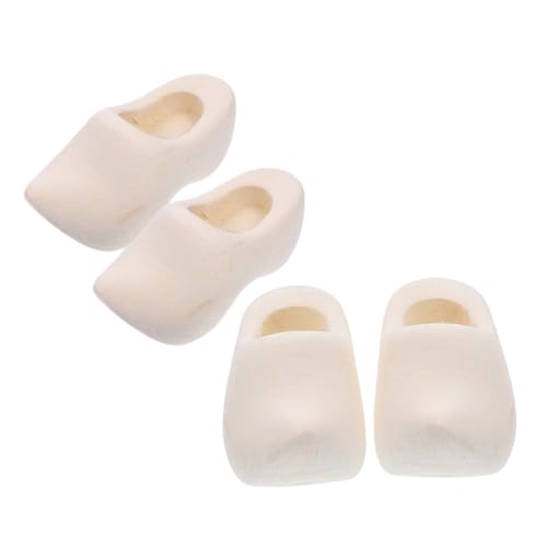 NUOBESTY 2 Puppenhaus-Holzschuhe kleine spielzeug für kinder unfertige Schuhe Mini-Schuhspielzeug Miniatur Holzschuhe Miniatur-Schuhe aus Holland hölzern Khaki NUOBESTY 2 Puppenhaus-Holzschuhe kleine spielzeug für kinder unfertige Schuhe Mini-Schuhspielzeug Miniatur Holzschuhe Miniatur-Schuhe aus Holland hölzern Khaki von NUOBESTY