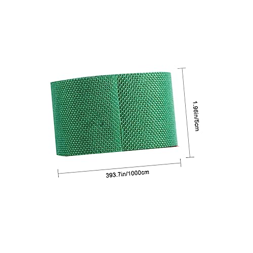 NUOBESTY 2 Rollen Festliche Weihnachts und Hochzeits Dekobänder Juteband Rot Grün Langlebiges Geschenkband für Verpackung Nähen Scrapbooking Haarschleifen und DIY Basteln von NUOBESTY
