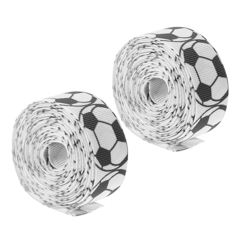 NUOBESTY 2 Rollen Fußball Dekorationsband Geschenkband für Fußballpartys Bastelprojekte und Verpackungen Langlebig und Tragbar für Überraschungen NUOBESTY 2 Rollen Fußball Dekorationsband Geschenkband für Fußballpartys Bastelprojekte und Verpackungen Langlebig und Tragbar für Überraschungen von NUOBESTY