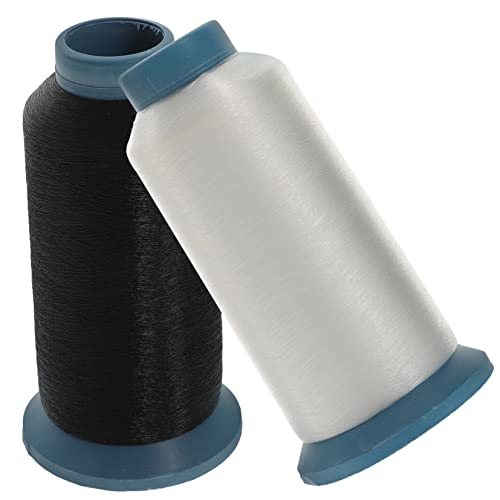 NUOBESTY Robustes Garnset Nylon-nähgarn Zum Handnähen 2 Rollen Haarnähnadeln Und Garnset NUOBESTY Robustes Garnset Nylon-nähgarn Zum Handnähen 2 Rollen Haarnähnadeln Und Garnset von NUOBESTY