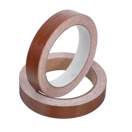 NUOBESTY 2 Rollen Holzmaserung Möbel Kantenband Selbstklebendes Reparaturband für Diy Möbelverkleidungen Bodenfugen und Wohnräume Breit von NUOBESTY
