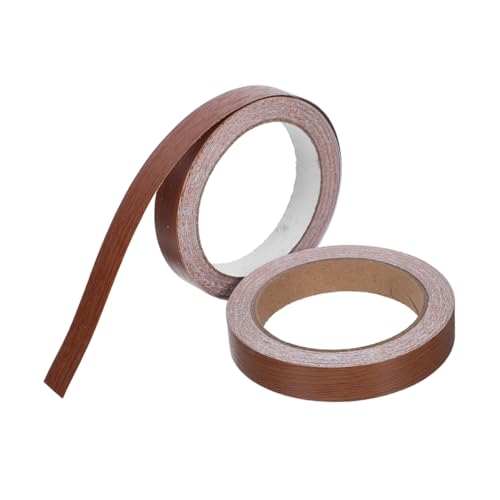 NUOBESTY 2 Rollen Holzrandverkleidung Selbstklebendes Holzmaserung Reparaturband für Fenster Möbel und Bodenlücken für Büroanwendungen NUOBESTY 2 Rollen Holzrandverkleidung Selbstklebendes Holzmaserung Reparaturband für Fenster Möbel und Bodenlücken für Büroanwendungen von NUOBESTY
