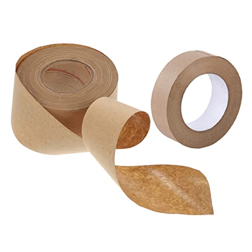 NUOBESTY 2 Rollen Kraftpapier Klebeband Breit Wasseraktiviertes Umweltfreundliches Verpackungsband mit Starker Haftung Leicht Abreißbar Vielseitig für Kartons DIY und Haushalt Geeignet NUOBESTY 2 Rollen Kraftpapier Klebeband Breit Wasseraktiviertes Umweltfreundliches Verpackungsband mit Starker Haftung Leicht Abreißbar Vielseitig für Kartons DIY und Haushalt Geeignet von NUOBESTY