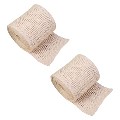 NUOBESTY 2 Rollen Sackleinenrolle weihnachtsdeko dekoration weihnachten weihachtsdeko dekoring weihnachten geschenkband Paketband Wickelband Stoff DIY liefert Verpackungsband Leinen- Beige NUOBESTY 2 Rollen Sackleinenrolle weihnachtsdeko dekoration weihnachten weihachtsdeko dekoring weihnachten geschenkband Paketband Wickelband Stoff DIY liefert Verpackungsband Leinen- Beige von NUOBESTY