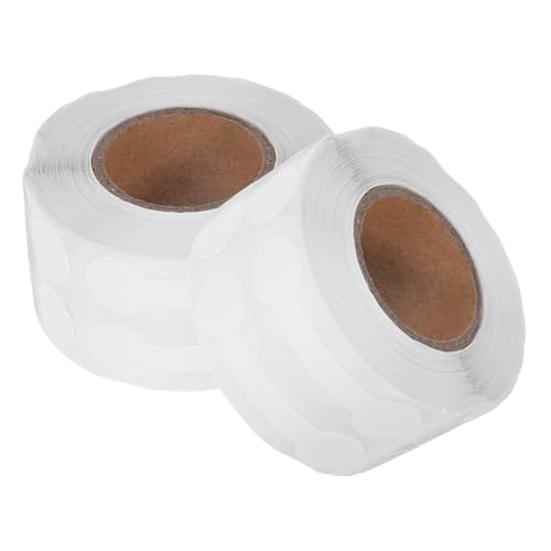 NUOBESTY 2 Rollen Schmucketikettenaufkleber Geschäftsaufkleber Ohrringaufkleber Preisaufkleber Schmuckpreisetikettenaufkleber Preisetiketten Schmuckaufkleber Kraftpapier von NUOBESTY