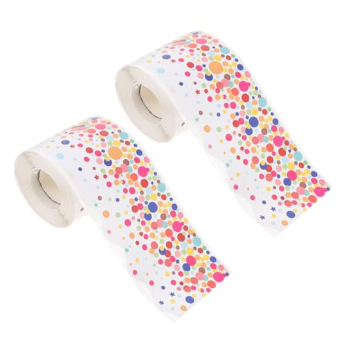 NUOBESTY 2 Rollen Selbstklebende Dekoration für Pinnwände Dotted Border Sticker für und Veranstaltungen NUOBESTY 2 Rollen Selbstklebende Dekoration für Pinnwände Dotted Border Sticker für und Veranstaltungen von NUOBESTY