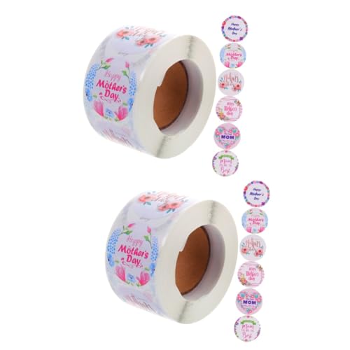 NUOBESTY 2 Rollen Siegel etikett Mutter Happy Mothers Day Schild Dekoration Tag Etiketten Stichworte Mütter Aufkleber NUOBESTY 2 Rollen Siegel etikett Mutter Happy Mothers Day Schild Dekoration Tag Etiketten Stichworte Mütter Aufkleber von NUOBESTY