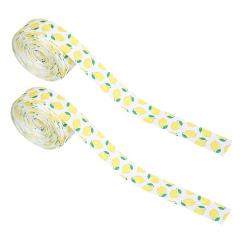 NUOBESTY 2 Rollen Zitronen Dekoband Schleifen Bastelband Bastelstreifen Band Deko Bastelband Party Dekoband Girlandenband Geschenkband DIY Band Polyester NUOBESTY 2 Rollen Zitronen Dekoband Schleifen Bastelband Bastelstreifen Band Deko Bastelband Party Dekoband Girlandenband Geschenkband DIY Band Polyester von NUOBESTY