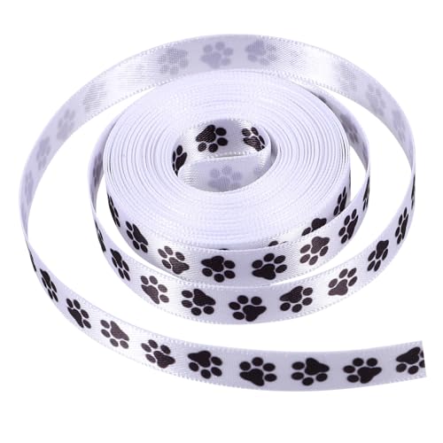 NUOBESTY 2 Rollen für Schleifenband Hunde Geschenkband Haustierthema Partyband für Haustiere Jubelband Katzenband Pfote kleines Geschenkverpackungsmaterial Polyester NUOBESTY 2 Rollen für Schleifenband Hunde Geschenkband Haustierthema Partyband für Haustiere Jubelband Katzenband Pfote kleines Geschenkverpackungsmaterial Polyester von NUOBESTY