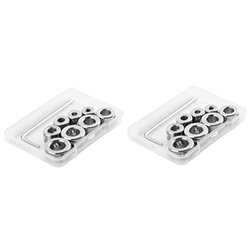 NUOBESTY 2 Sätze Bohrerbitpositionierungsring Für Bohrer Stoppt Bohrstopp Metrisch Bohrständer Bohrer-tiefenanschlagkragen Bohrerhalsband Edelstahl 304 Silber 8 Stück * 2 NUOBESTY 2 Sätze Bohrerbitpositionierungsring Für Bohrer Stoppt Bohrstopp Metrisch Bohrständer Bohrer-tiefenanschlagkragen Bohrerhalsband Edelstahl 304 Silber 8 Stück * 2 von NUOBESTY