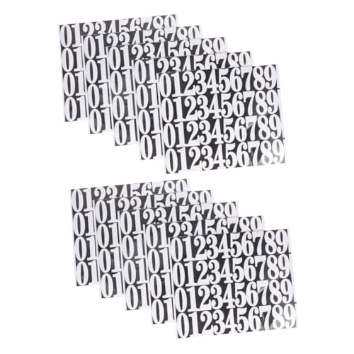 NUOBESTY 2 Sätze Digitale Aufkleber Außen Pastellnummernaufkleber Hausnummer Postfachnummern Reflektierend Reflektierende Nummern Für Mailbox Mailboxnummern Pvc Schwarz 5 Blätter * 2 NUOBESTY 2 Sätze Digitale Aufkleber Außen Pastellnummernaufkleber Hausnummer Postfachnummern Reflektierend Reflektierende Nummern Für Mailbox Mailboxnummern Pvc Schwarz 5 Blätter * 2 von NUOBESTY