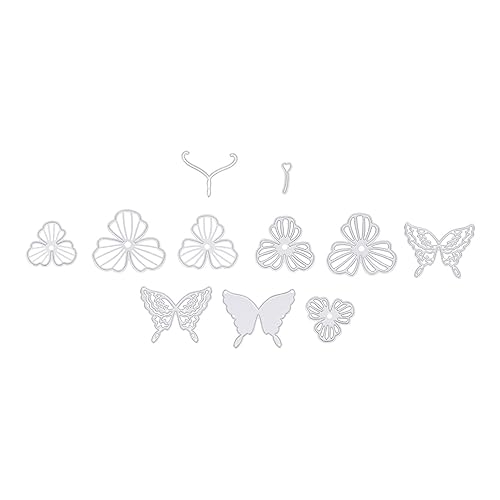 NUOBESTY 2 Sätze Diy Carbonstahl Stanzform für Bastelprojekte Teiliges mit Karten Schneidewerkzeug für Kreative und Scrapbooking Ideen NUOBESTY 2 Sätze Diy Carbonstahl Stanzform für Bastelprojekte Teiliges mit Karten Schneidewerkzeug für Kreative und Scrapbooking Ideen von NUOBESTY