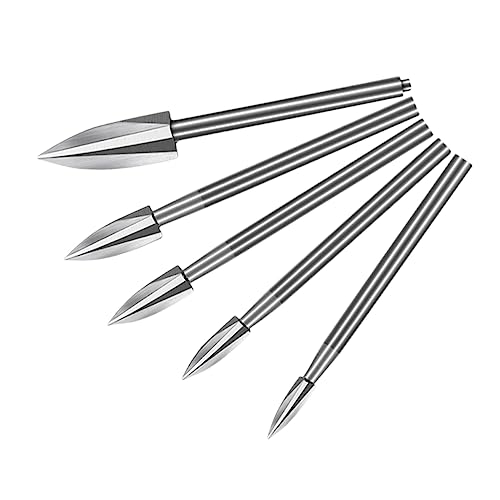 NUOBESTY 2 Sätze Gravierbohrer Schnitzwerkzeuge Holzbearbeitung Holzbearbeitungswerkzeuge Schnitzel-kit Drill -kit Bausatz Holzschnitzbits Steinbohrer Weißer Stahl Silber 5 Stück * 2 NUOBESTY 2 Sätze Gravierbohrer Schnitzwerkzeuge Holzbearbeitung Holzbearbeitungswerkzeuge Schnitzel-kit Drill -kit Bausatz Holzschnitzbits Steinbohrer Weißer Stahl Silber 5 Stück * 2 von NUOBESTY