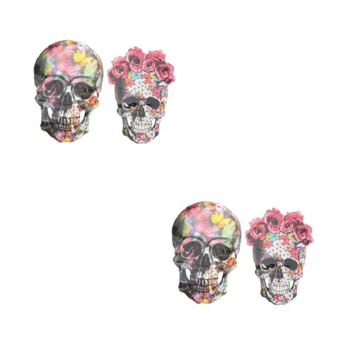NUOBESTY 2 Sätze Halloween-hitzepresse Halloween Basteln Halloween Costume Maske Tag Der Toten Dekorationen Wärmeübertragungsaufkleber Selber Machen Wärmeübertragungspflaster 2 Stücke * 2 NUOBESTY 2 Sätze Halloween-hitzepresse Halloween Basteln Halloween Costume Maske Tag Der Toten Dekorationen Wärmeübertragungsaufkleber Selber Machen Wärmeübertragungspflaster 2 Stücke * 2 von NUOBESTY